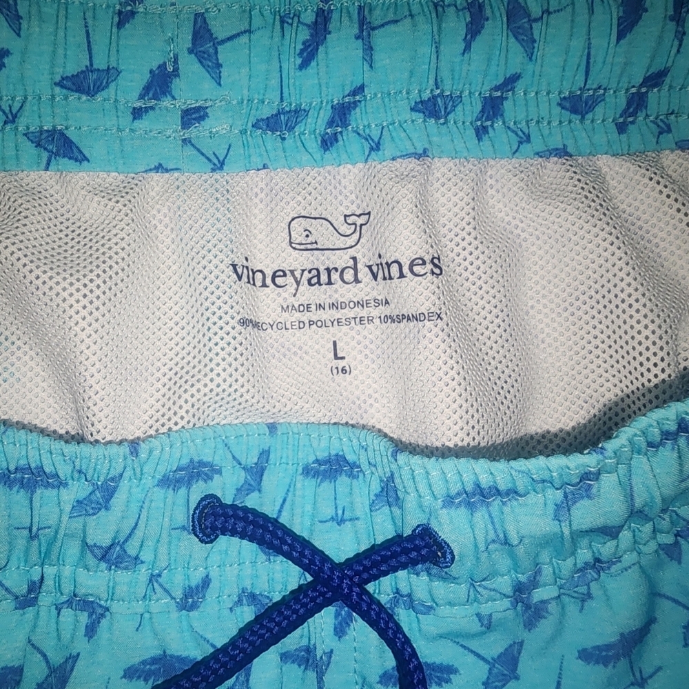 2 Pair of Vineyard Vines Chappy Swim Trunks, Boy's Large​ - Picture 4 of 7
